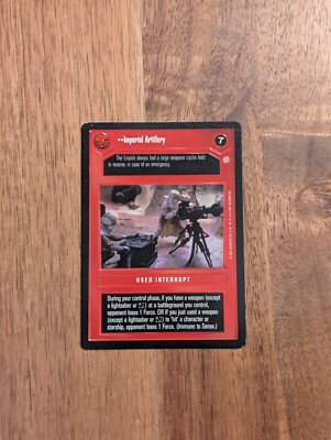 Star Wars CCG - SWCCG - Imperial Artillery - EX Cond
