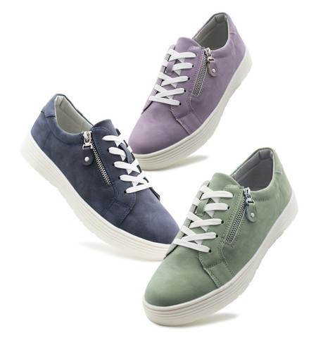 Women's Breathable Genuine Leather Lace-up Casual Flats Sneakers Shoes on Clearance main image 1