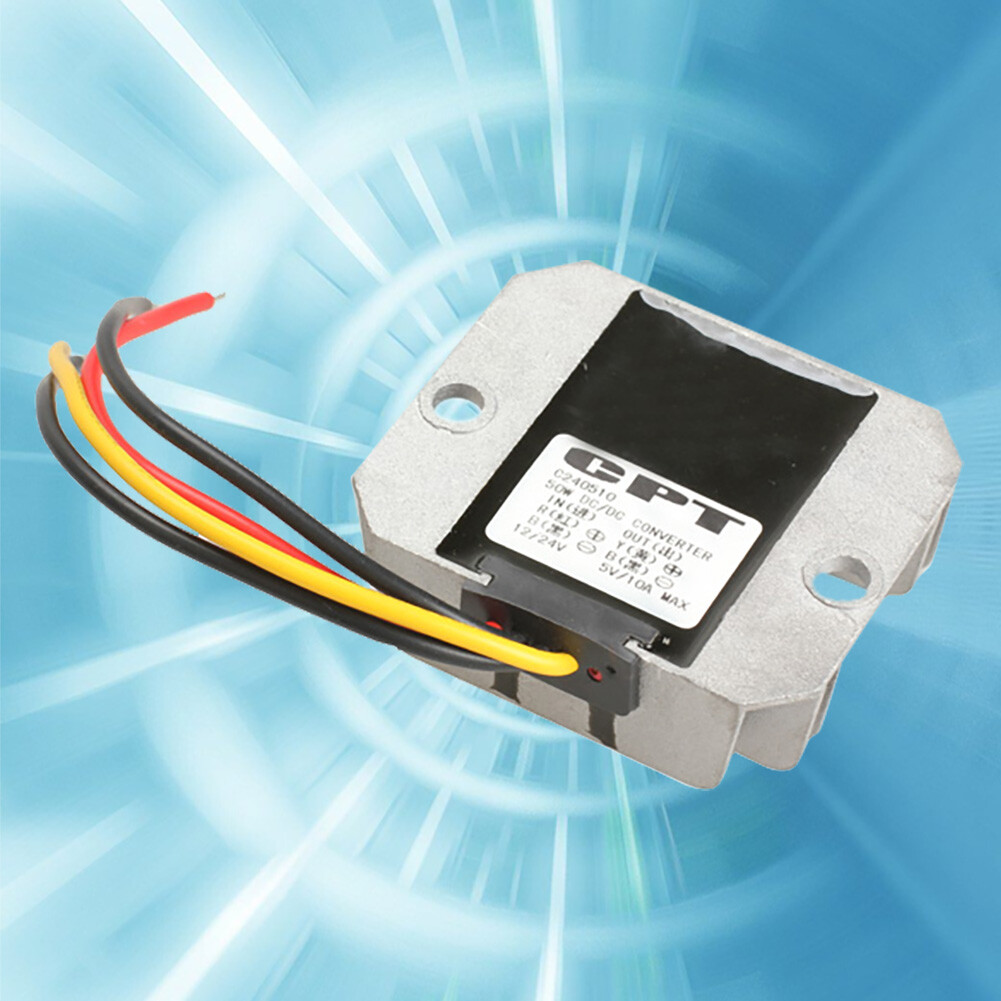 DCDCWandlerStepDown Buck 12V / 24V auf 5V 10A 50W AutoEnergien