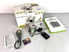 Nikon Digital Camera Coolpix 4300 4.0MP Silver Tested