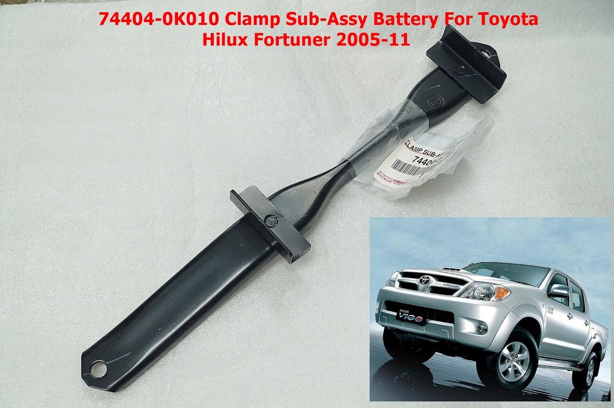 74404-0K010 Clamp Sub-Assy, Battery For Toyota Hilux Fortuner 2005