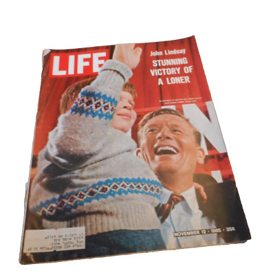 LIFE ライフ誌 1960年 6冊セット ビンテージ雑誌　エッソ マルボロ Life Magazine November 12, 1965 John Lindsay - Thurgood Marshall