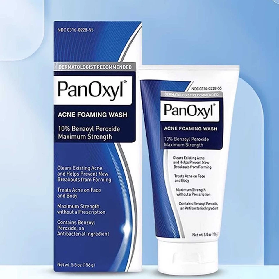 1/2/3Pcs Acne Foaming Wash, Face & Body, 10% Benzoyl Peroxide - 156g - image 2 of 4