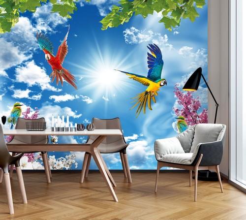 Papier peint couleur 3D B7703 peinture murale amovible auto-adhésive Amy vendu 23