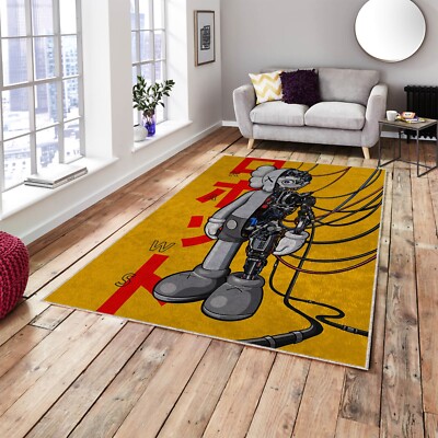 Modern Elegance: Kaws-Inspired Area Rug for Stylish Living Rooms