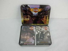 Harley-Davidson Motorcycle Playing Cards 2 Sealed Decks Collectors Tin Bicycle