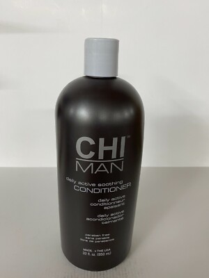 Chi Man daily active soothing conditioner 32 fl oz USA Paraben free 