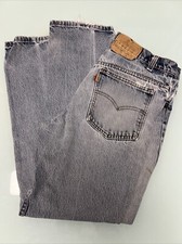 VTG Levi's Blue Jeans Mens 40509-0215 Denim Orange Tab USA Made 34x29 Actual