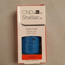 CND Shellac Gel Polish Digi Teal - 0.25 fl oz/ 7.5 mL