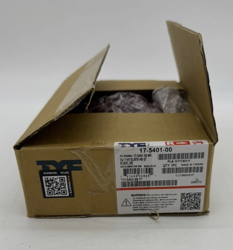 Luz reflectora parachoques trasero para Hyundai Elantra GT 2013-2017 derecha NUEVO Foto 2 de 3