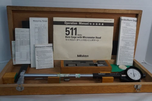 Mitutoyo 511-307 Micrometer head bore gage, 6" -10" Range