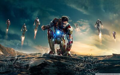 Marvel iron man 3 robert downey jr movies cinematic playmat gaming mat