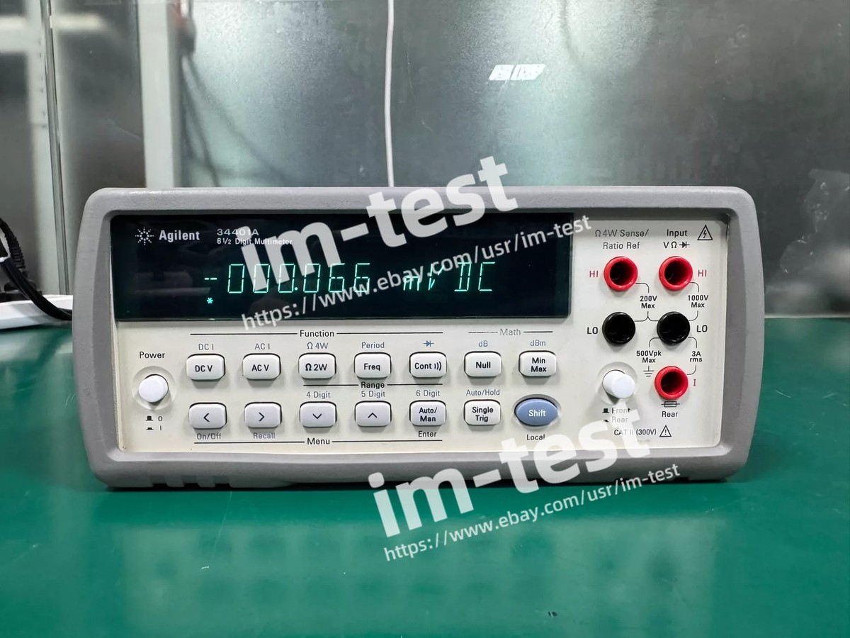 Agilent Keysight 34401A Digital Multimeter 6.5 Digit Tested pass