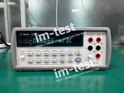 Agilent Keysight 34401A Digital Multimeter 6.5 Digit Tested pass