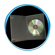 50 Clear Transparent 7mm Slim Single CD DVD Movie Case Storage Box Wholesale