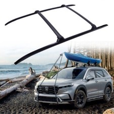 4pcs Cross Bars Roof Rails Rack For Honda Crv Cr-v 23-2025 Cargo Carrier Black
