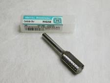 Metal Removal Carbide Bur Cylindrical w/ End Cut RH 1/2"x1/4"x1"x2-3/4" M40258