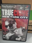 True Crime: New York City PS2 Sony PlayStation 2 CIB Complete + Manual