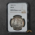 1884-O Silver Morgan Dollar $1 - NGC MS64 - New Orleans