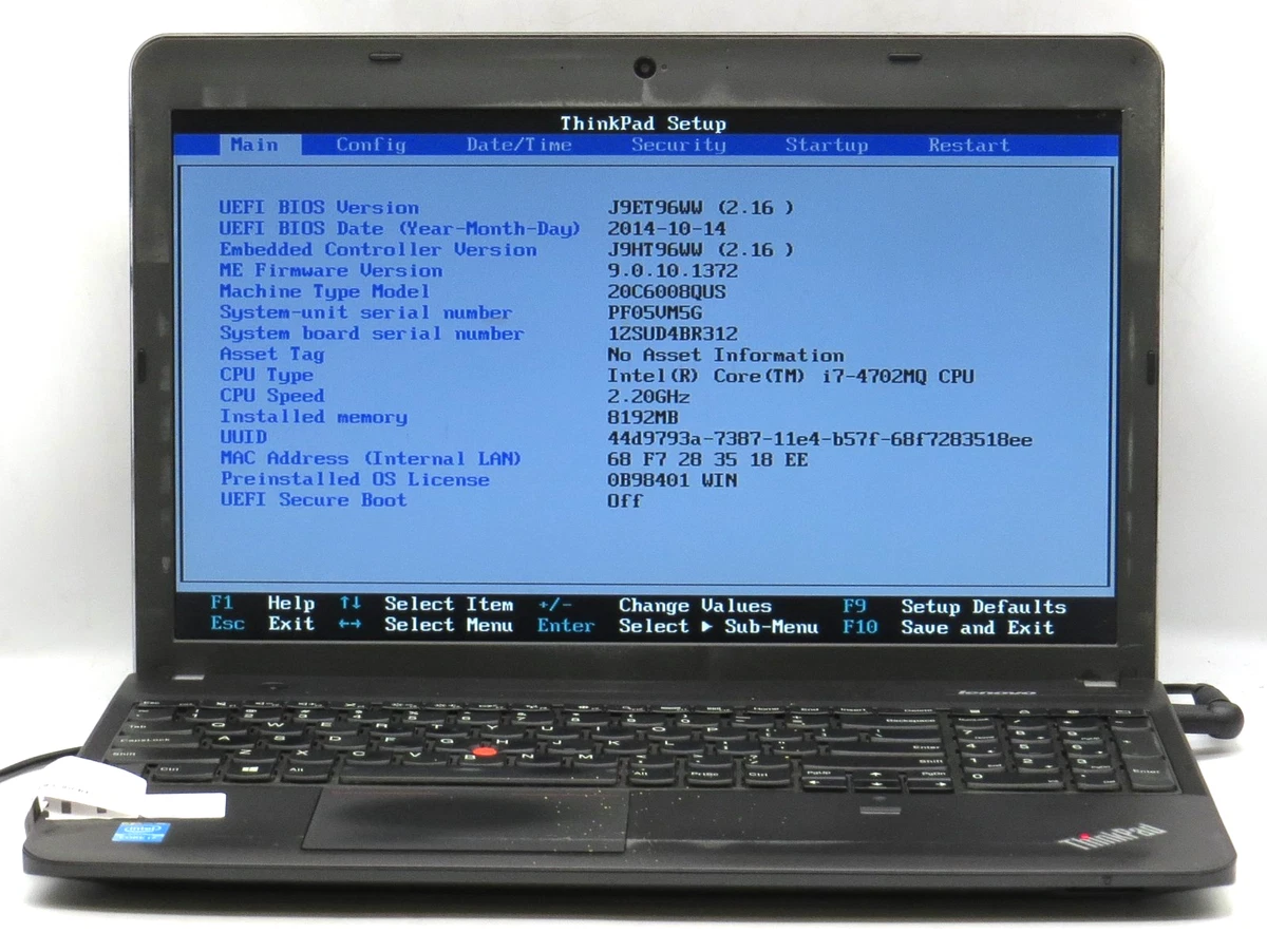 Lenovo ThinkPad E540 PC Laptops & Netbooks for Sale | Shop New