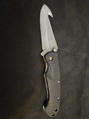    Gerber Gator Profile Lockback Folding Knife Gut Hook USA  Hunting NICE  