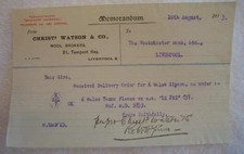 LA PAZ (Pacific Steam Navigation) Old Document