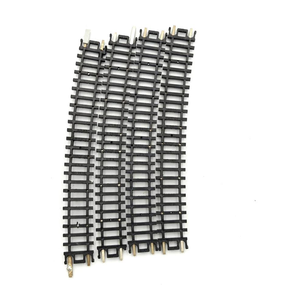 Atlas N Gauge 2526 19" Radius Curve Nickel Silver Snap Track Code 80 Lot of 22 - Image 4 of 4