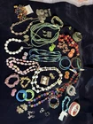 Costume Jewelry Lot ALL WEARABLE 38 pieces Vintage-Mod Treasure Hunt (Lot A)