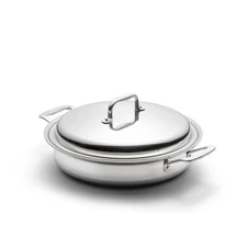 360 Cookware 3.5 Quart Sauté Pan With Short Handles With Lid