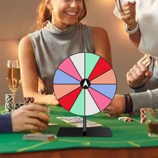 Rotierendes Rad Tisch Roulette Rotationsspiel für Partyaktivitäten Karneval