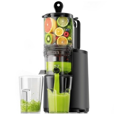 Cold Press Juicer, 5.5'' Extra Large Feed Chute Slow Masticating Juicer, 250W