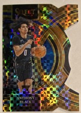 2023-24 Panini Select Anthony Black Checkerboard Prizm Die-Cut RC #113 Magic /49