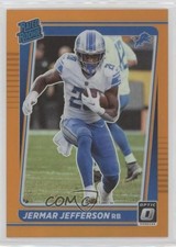 2021 Panini Donruss Optic Rated Rookie Orange Prizm /199 Jermar Jefferson 0s9t