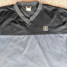 Cannondale Terra Shirt Mens XL Made In USA 2018 Black/Blue V-Neck