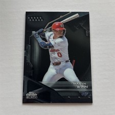 Topps Chrome Black Baseball MLB 10-Card Lot - Masyn Winn, Dylan Crews, Chourio +