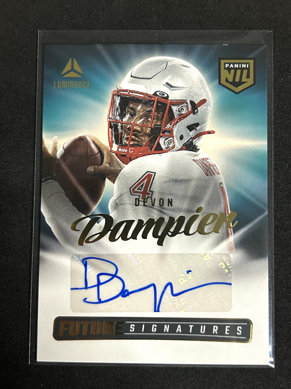 Devon Dampier 2025 Luminance NIL Future Signatures AUTO UTAH