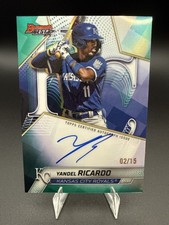 2025 Bowman's Best #B25-YR Yandel Ricardo Best of 2025 Auto Teal Refractors /15