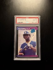 1989 Donruss - Rated Rookie Ken Griffey Jr #33 - PSA 10