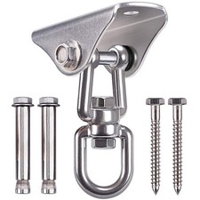 Stainless Steel Swing Hanger Heavy Duty Ceiling Swing Mount Free Swivel Swing...