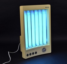 PHILIPS HB 311 A mit 6 UV Lampe je 20W Oberkörperbrauner Home Solaria Solarium