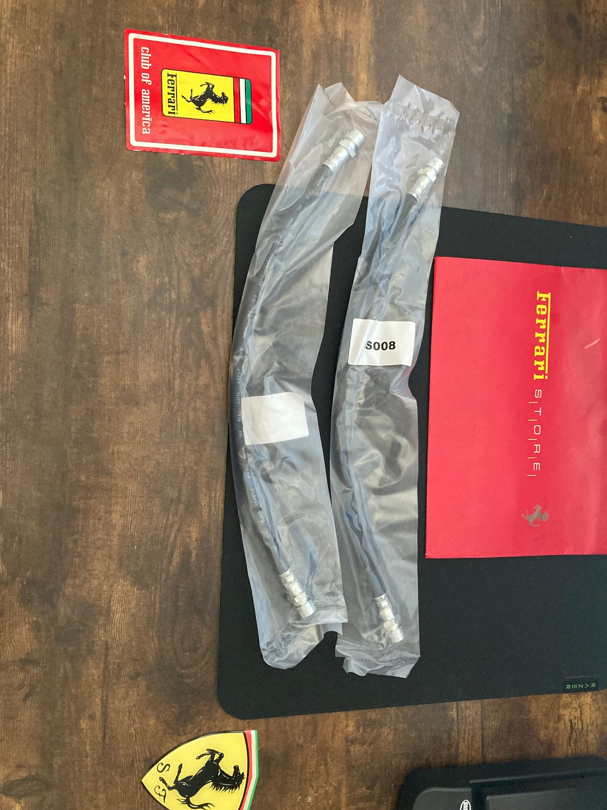 Ferrari 208- 308- GTBi- GTSi -QV- Mondial- Front Brake Hose 116489 is Oem Part.