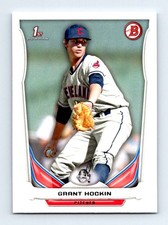 #DP58 2014 Bowman Draft Picks Grant Hockin Indians