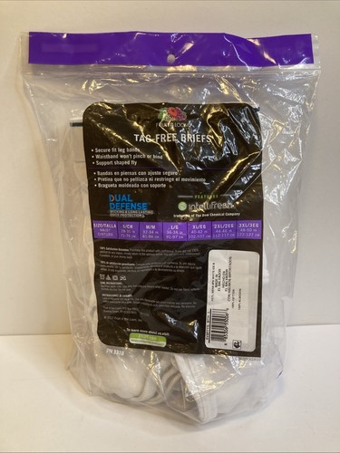 Fruit of the Loom SV9P760 Men's Large Underwear, White - 9 Pack - Picture 2 of 2