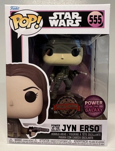 Funko POP! Star Wars: Rogue One Jyn Erso #555 Power of the Galaxy NEW 116
