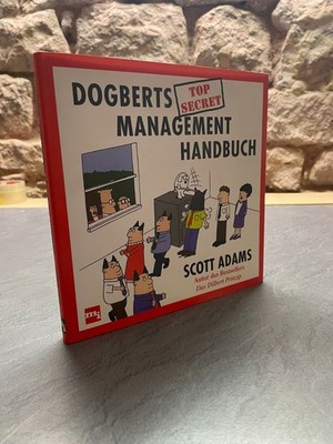 Dogberts top secret Management-Handbuch Scott Adams 1977 gebundene Ausgabe
