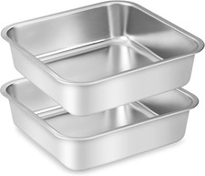 2 Pack  Stainless Steel Dog Bowls for Wet and Dry Foods, Dog Water and Food Bowl