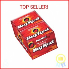 BIG RED Cinnamon Chewing Gum Bulk Pack, 15 Sticks Pack of 10 