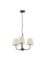 Nova Luce Pendelleuchte Moist Schwarz Creme Dimmbar HöHenverstellbar E27 IP20