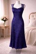 Vintage Victoria  s Secret Gold Label NWT Slip Dress Y2K M Long Nightgown Maxi