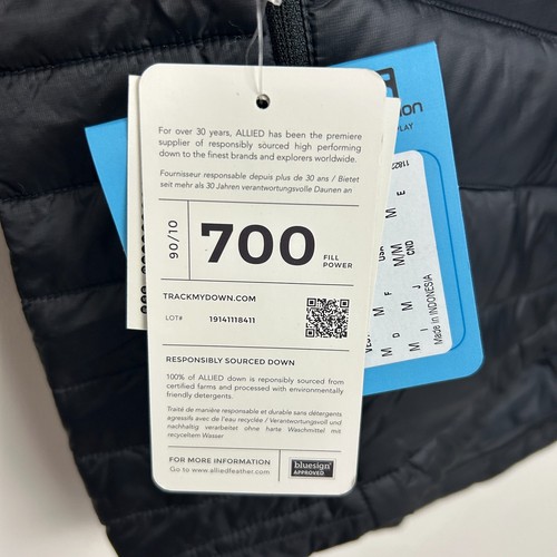 NEW Salomon Haloes Down Hoodie Jacket 700 Fill Puffer Packable Men's M $275 - Picture 3 of 12
